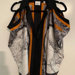 Mulberry silk top    Burberry,  London